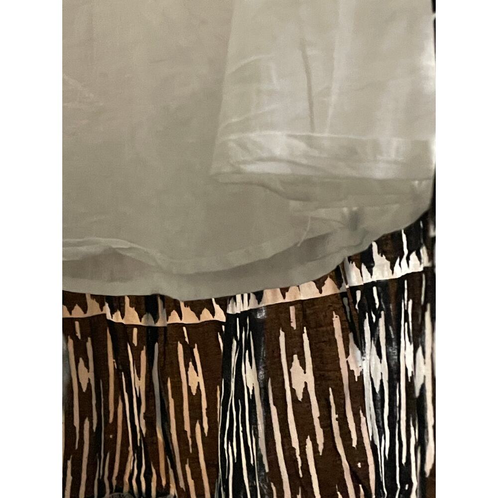 Style & Co. Black & White Geo-Print Tiered Maxi Skirt size P-Small - Picture 6 of 7
